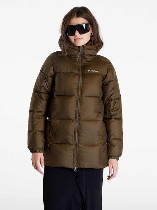 Columbia Μακρύ Γυναικείο Puffer Μπουφάν για Χει...