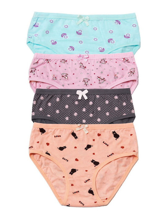 Happy Touch Kinder-Set mit Slips Bunte 4Stück