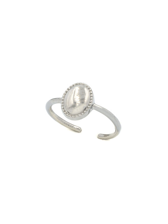 Women's Steel Ring Awear Piedra Silver