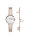 Michael Kors Watch with Pink Gold Metal Bracelet