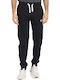Sweatpants with Elastic Black
