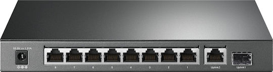 TP-LINK TL-SG1210P Unmanaged L2 PoE+ Switch with 8 Gigabit (1Gbps) Ethernet Ports and 1 SFP Port
