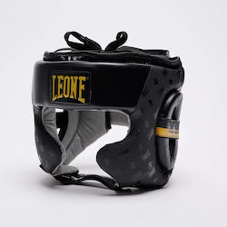 Leone DNA Adult Full Face Boxing Headgear Black