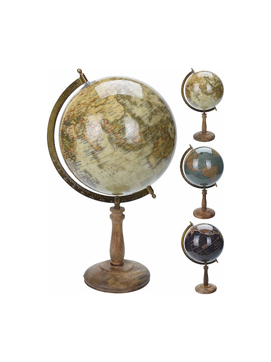 Aria Trade World Globe English with Diameter 25cm and Height 43cm 8719987