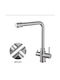 P152 Tall Kitchen Faucet Counter Silver