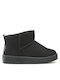 Big Star Suede Women's Ankle Boots Platform Black