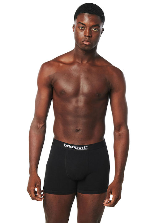 Body Action Herren Boxershorts Schwarz 3Packung