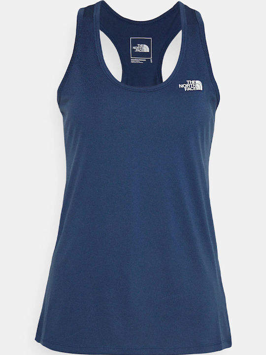 The North Face Flex Women's Athletic Blouse Sleeveless Blue