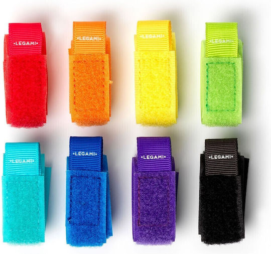 Legami Milano Velcro Cable Ties in Multicolour (8 pcs) VE0002