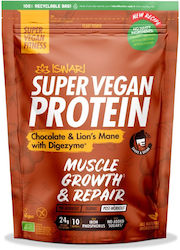 Iswari Super Vegan Protein Chocolate & Lion’s Mane with Digezyme 400gr Iswari Super Vegan Protein Chocolate & Lion’s Mane with Digezyme 400gr