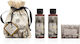 Blue Scents Olive Oil Blue Scents Σετ Περιποίησης για Καθαρισμό Σώματος 3τμχ