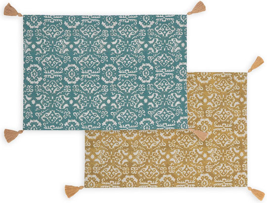 Nef-Nef Homeware Platzdeckchen Stoff Mehrfarbig 33x48cm 1Stück