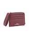 Verde Small Women's Wallet Burgundy