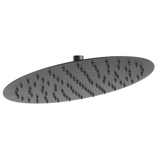 Ferro DSN07BL Rund Duschkopf 30cm Black