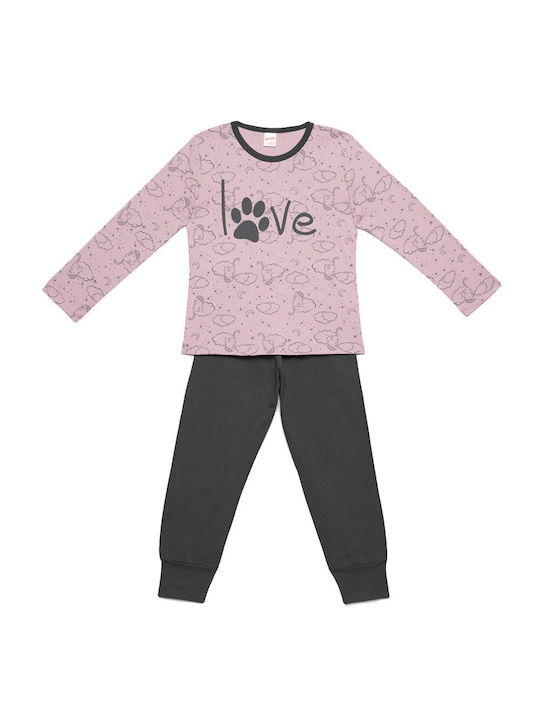 Minerva Set Top & Bottom Kids Winter Cotton Pyj...