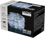 200 Lichterketten LED 20m. Kaltes Weiß in Zeich...