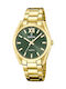 Festina Women's Watch Chronograph with Gold Metal Bracelet