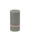 Zaros Decorative Candle Rustic Light Grey 7x14cm 1pcs