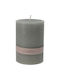 Zaros Lumânare Decorativă Rustic Light Grey 7x10buc 1buc