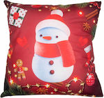 Viopros Christmas Decorative Pillow Square Red ...