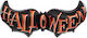 Foil Balloon Halloween Bat 43x120cm