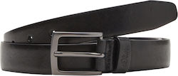 S.Oliver Men's Artificial Leather Belt Black