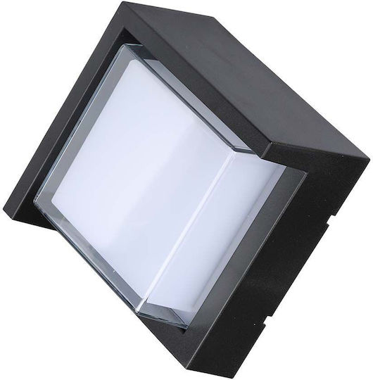 V-TAC Aplica de exterior montată pe perete LED IP65 7W cu Alb Cald Lumină 13.3x13.3x6.7εκ.