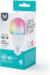 Forever Light Smart Λάμπα LED 10W για Ντουί E27 και Σχήμα A60 RGBW 806lm Dimmable