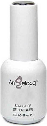 Angelacq Top Coat pentru lacuri de unghii semipermanente Matifiant 15ml