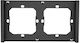 Sonoff SwitchMan M5 Switch Frame 2-Slots Black