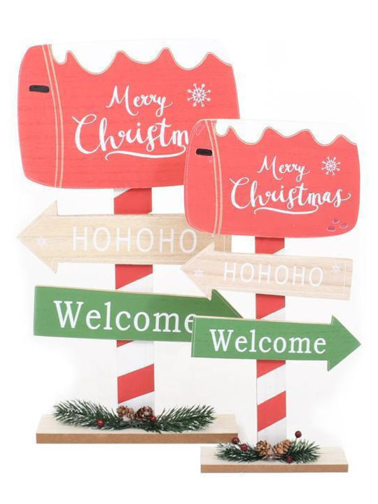 Fylliana Weihnachtliche Figur Aufschrift Höhe 43cm