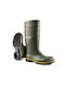 Dunlop Acifort Non-Slip Work Wellies Knee Khaki