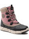 Flexyper Kinder-Schneestiefeletten mit Schnürsenkeln Rosa