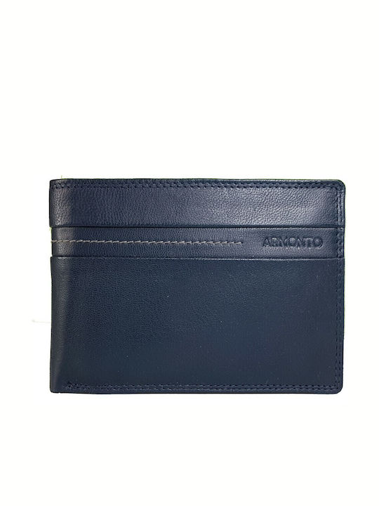 Armonto Leather Men's Wallet Classic Blue