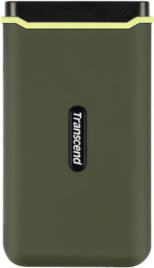Transcend ESD380C USB-C 3.2 / 3.0 Εξωτερικός SSD 1TB 2.5" Πράσινο
