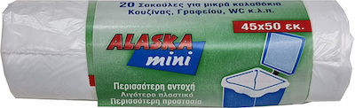 Θαλασσινός Trash Bags Alaska 45x50cm 20pcs White