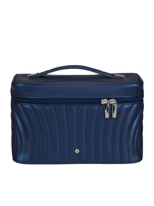 Toiletry Bag in Navy Blue color 24cm
