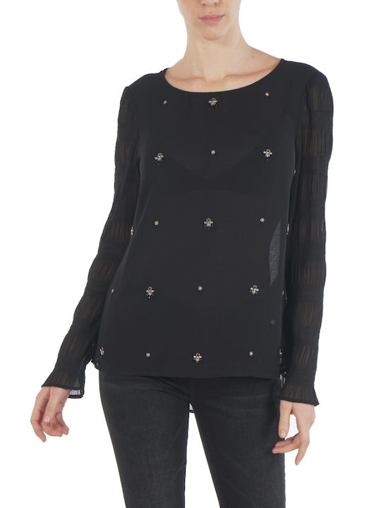 FRAGOMINA Blouse BLACK FR19FP429 Women's