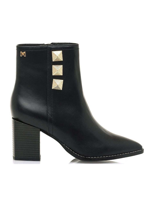 Women's Ankle Boots with Medium Heel Black