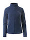 Fleece Damen Jacke in Marineblau Farbe