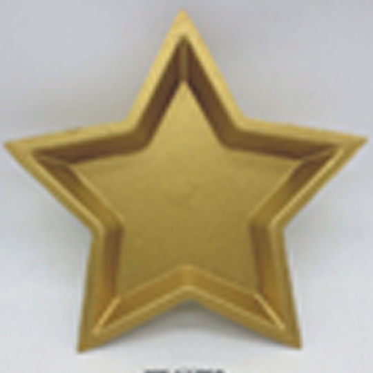 Iliadis Christmas Tray Plastic Goldς L23.5xW2.8cm.