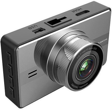 Manta FHD 1080P Windshield Car DVR, 3" Display with Suction Cup