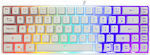 White Shark Ronin Tastatură de Gaming 60% cu iluminare RGB Alb