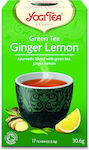 Yogi Tea Verde Ceai Ginger Lemon 17 Pungi 30.6gr 1buc