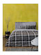 Nima Bettbezug-Set Flanell Einzelbett mit Kissenbezug 160x240 Noit Dark Gray