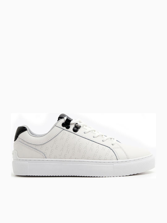 Pepe Jeans Adams Log Adidași Pentru Femei Albă
