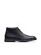 Clarks Atticuslt Piele Negru Ghete barbati