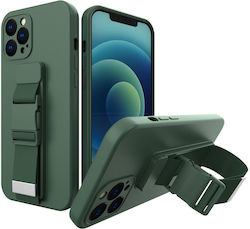 Hurtel Rope Dark Green (iPhone 12 mini)