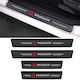 Car Interior Decorative Door Sill 4 Pieces
