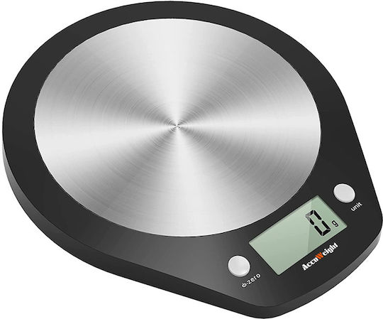 AccuWeight IC-203 Ψηφιακή Ζυγαριά Κουζίνας έως 5kg Μαύρη